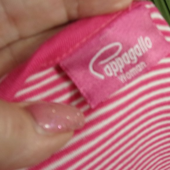 Plus Pink white Stripped Top - Picture 4 of 4